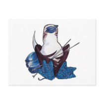 Blue-footed Booties Post Card