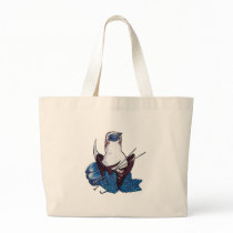 Blue-footed Booties Tote Bags
