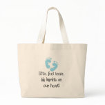 Blue Footprints Canvas Bags