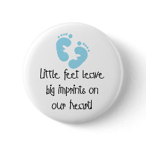 Blue Footprints Button