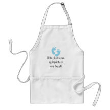 Blue Footprints Little Feet Big Imprints Aprons