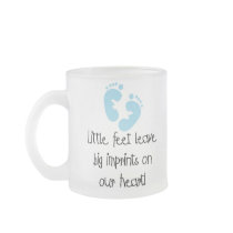 Blue Footprints Little Feet Big Imprints mugs