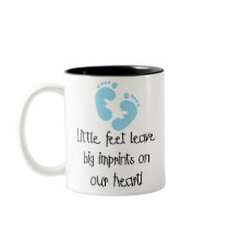 Blue Footprints Coffee Mug