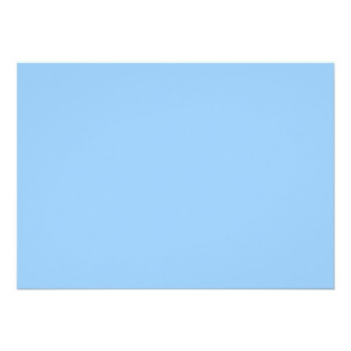 Blue Forget Me Not's  Wedding Invitation