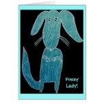 blue Foxxy Lady dog cards