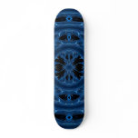 Blue Fracal Skate Board Deck