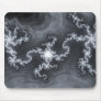 Blue fractal abstract composition #2 mouse pad