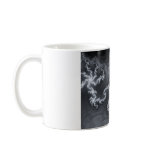 Blue fractal abstract composition #2 coffee mug