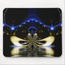 Blue Fractal - Fairy Lake mousepads