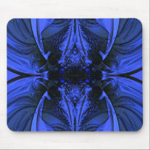 Blue Fractal -Lively mousepads