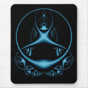 Blue Fractal Mousepad