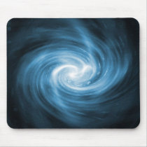 Blue Fractal Mousepad by orglioness Blue Fractal Mousepad