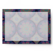 Blue Fractal Pattern Envelope