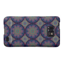 Blue Fractal Pattern Samsung Galaxy S Case