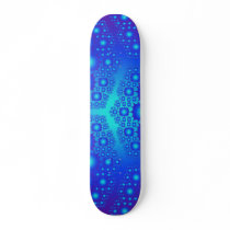 Blue Fractal: Vector Art: Custom Skateboard by spiritswitchboard Blue Fractal: Vector Art: Custom Skateboard