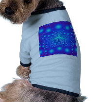 Blue Fractal: Vector Art: pet clothing by spiritswitchboard Blue Fractal: Vector Art: pet clothing
