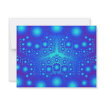 Blue Fractal: Vector Art: invitations by spiritswitchboard Blue Fractal: Vector Art: invitations