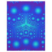 Blue Fractal: Vector Art: letterhead