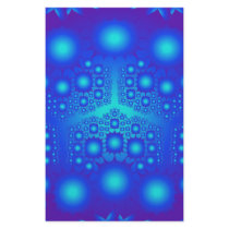 Blue Fractal: Vector Art: stationery by spiritswitchboard Blue Fractal: Vector Art: stationery