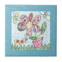 Blue Framed Tile/Trivet  $16.65
