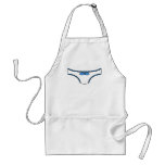 Blue Frilly Panties aprons