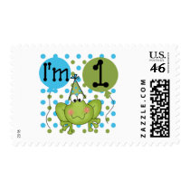 Blue Frog 1st Birthday Tshirts and Gifts Postage