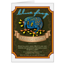 Blue Frog Whiskey cards
