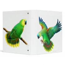 Blue Fronted Amazon Parrot Binder