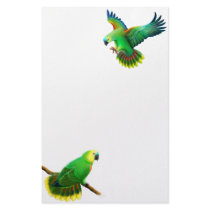 Blue Fronted Amazon Parrot Stationery