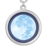 Blue Full Moon Necklace