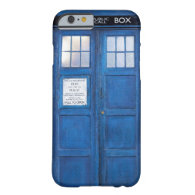 Blue Funny Phone Booth Call Box iPhone 6 Case