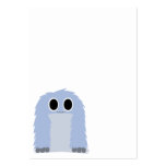 Blue Furry Monster Business Card