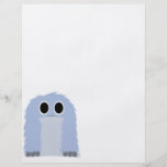 Blue Furry Monster Flyer