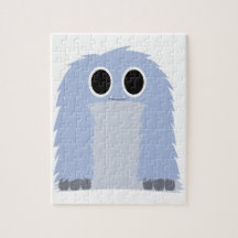 Blue Furry Monster Puzzle