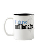 Blue Future Millionaire Coffee Mug