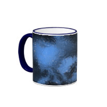 Blue Fuzzy Cool! mugs