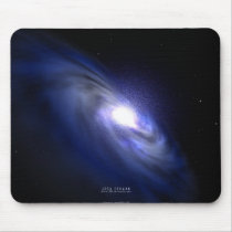Blue Galaxy Birth mousepads by 3dartwork Blue Galaxy Birth mousepads