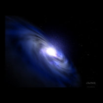 Blue Galaxy Birth posters