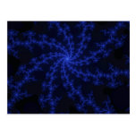 Blue Galaxy - fractal design Post Cards