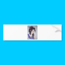 Blue Geisha bumper stickers