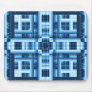 Blue Geometric Mousepad