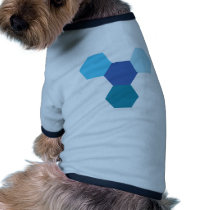 Blue Geometry Pet Shirt