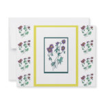 Blue Geranium Invitation