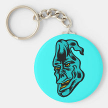 blue ghost keychain