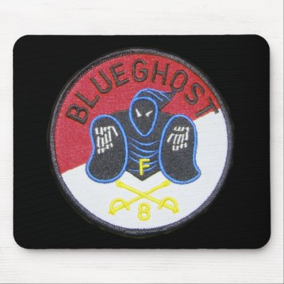Blue Ghost unit patch mouse pad