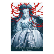Blue Giesha posters by kittytrishia Blue Giesha posters
