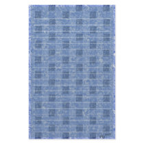 Blue Gingham stationery by elledeegee Blue Gingham stationery