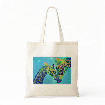 blue giraffes bag
