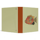 Blue Girdled Angelfish Vinyl Binder