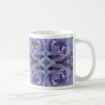 Blue girl rose kaleidoscope, by Heidi Rand Mugs